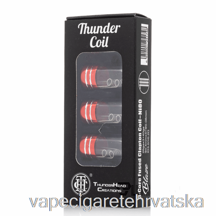 Vape Cigareta Thunderhead Kreacije Unaprijed Izgrađene Thunder Zavojnice 3-jezgrene Spojene Clapton Zavojnice